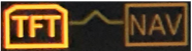 Illuminated TFT icon for operation with the Multicontroller